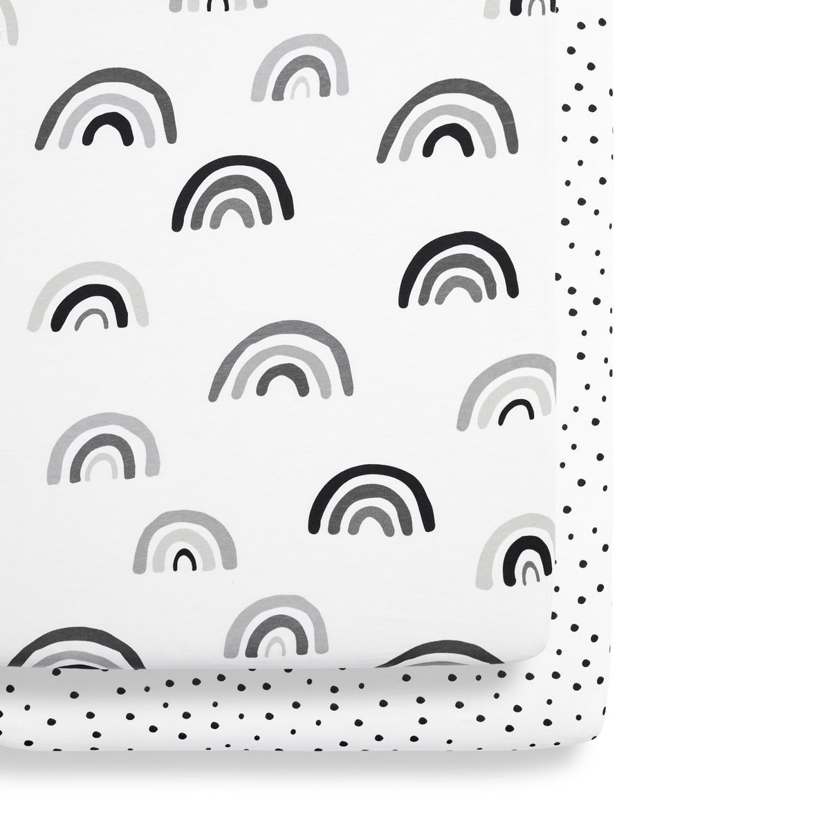 Snüz | Crib 2 Pack Fitted Sheets - Mono 